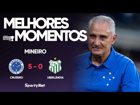 ESSE É O CABULOSO DO TITE - Cruzeiro 5x0 Uberlândia - Melhores Momentos - Campeonato Mineiro