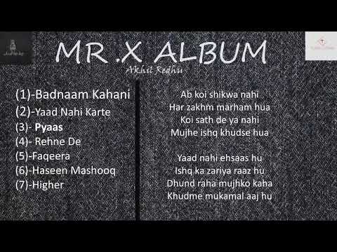 Akhil Redhu|MR.X ALBUM-Badnaam Kahani Mixtape|Tumit s|Latest Hindi Song 2021