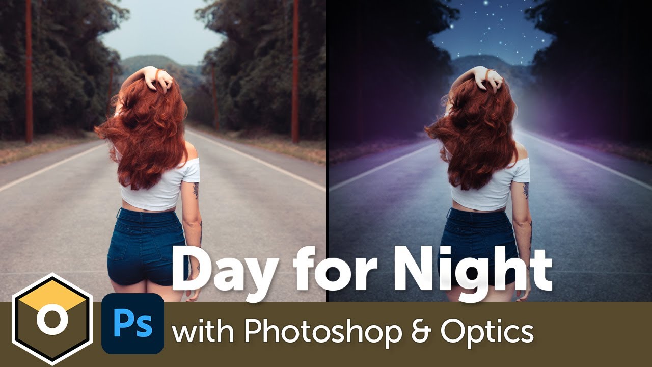 Day for Night Looks with Optics for Photoshop