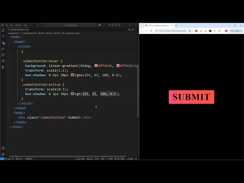 Animated Submit Button Html Css Animation