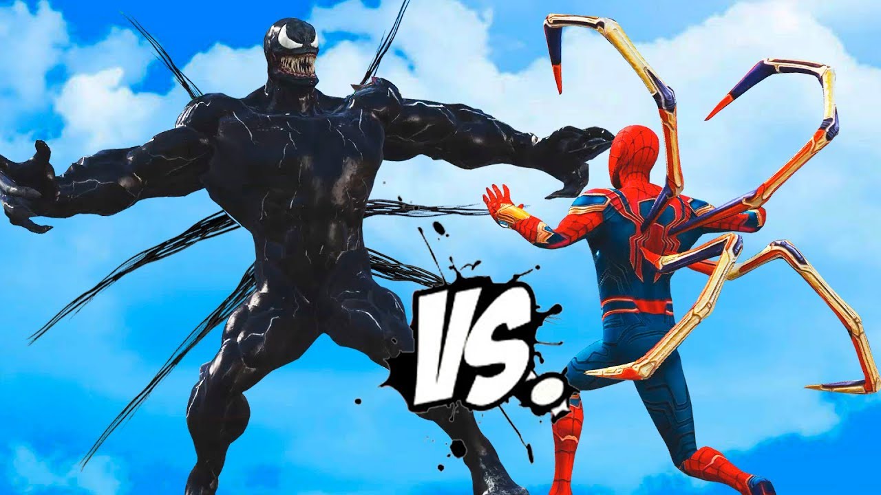 VENOM vs IRONSPIDER - SPIDER-MAN vs VENOM 2019 - Epic Superheroes Battle