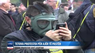 TETOVA PROTESTOI PER AJER TE PASTER