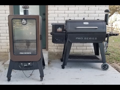 Pit Boss 1150 vs Vertical Series 4 Smoking Pork Tenderloins