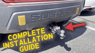 2024 Subaru Crosstrek Wilderness: OEM Hitch Installation