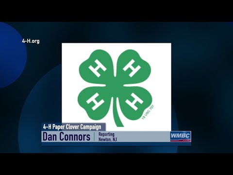 NJ Newton 4–H Paper Clover Campaign