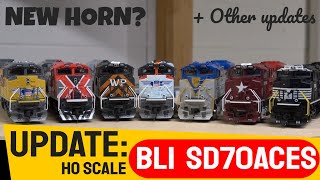 New Horn + more? Broadway Limited SD70ACe Updates & Changes for the Late 2025 BLI Release (HO Scale)