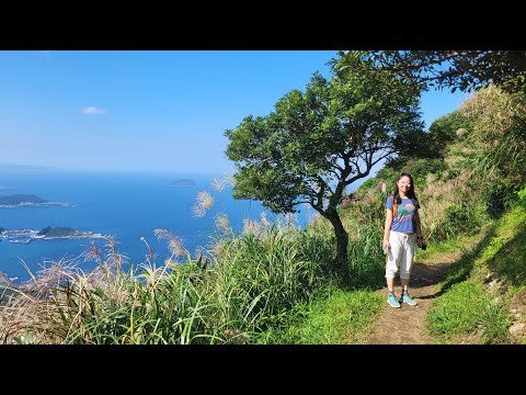 Caminhada na montanha Keelung e Jiufen, nordeste de Taiwan