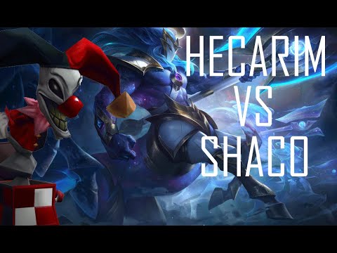 HECARIM vs SHACO (JUNGLE) | 20/1/9 , EUW v11.14