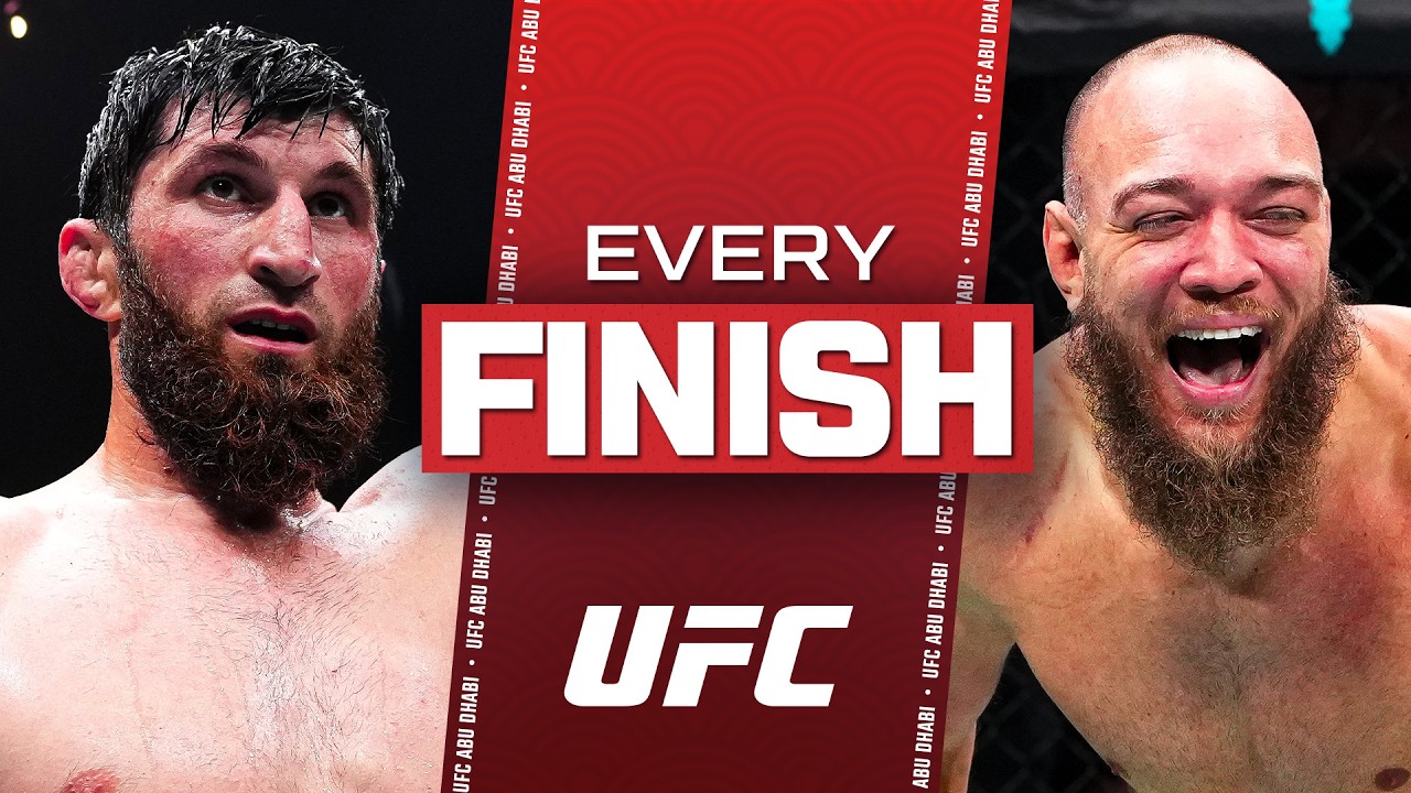 Every Knockout and Submission From UFC Abu Dhabi | UFC Highlights