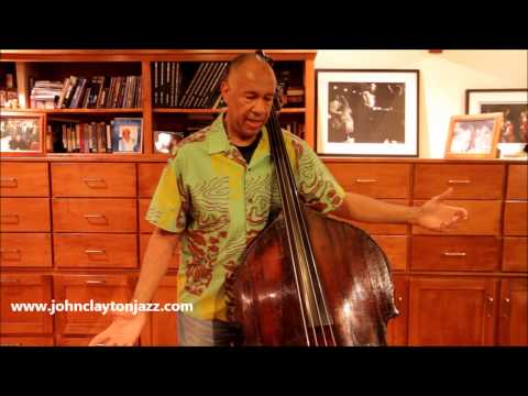 John Clayton's Bass Tips #8: Standing With The Instrument