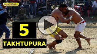 Takhtupura (Moga) Kabaddi Tournament 17 Jan 2015 Part 1 by Kabaddi365.com