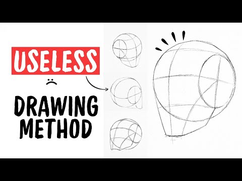 LOOMIS METHOD for Portrait Drawing - NOT what you think ! 😑