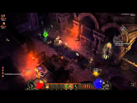 Diablo 3 Beta Co-Op Playthrough, Dual Commentary with RynoTheORSM 01