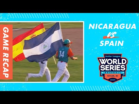 Game Highlights: Spain vs. Nicaragua | Junior League Baseball World Series
