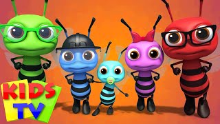 Bee Finger Family | Nursery Rhymes | Songs For Children | Videos For Kids And Babies | Kids Tv