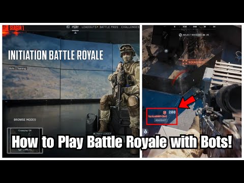Battlefield 6 - How to Play REDSEC Battle Royale with Bots