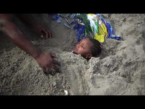 Nana's first time at the ⛱️  beach