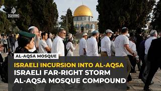 Download lagu Thousands of Israeli far-right groups storm Al-Aqsa Mosque compound mp3