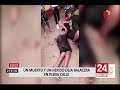 Surco: un muerto y un herido deja balacera en plena calle