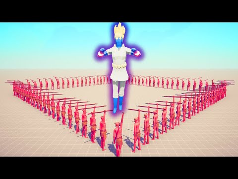 100x SPEAR THROWER vs EVERY UNIT SQUARE Part 3 | TABS - Totally Accurate Battle Simulator