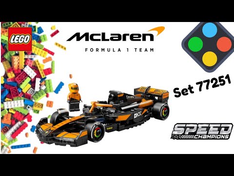 LEGO 77251 McLaren Formula 1 Car | Speed Champions | Studio 2.0 Digital Build