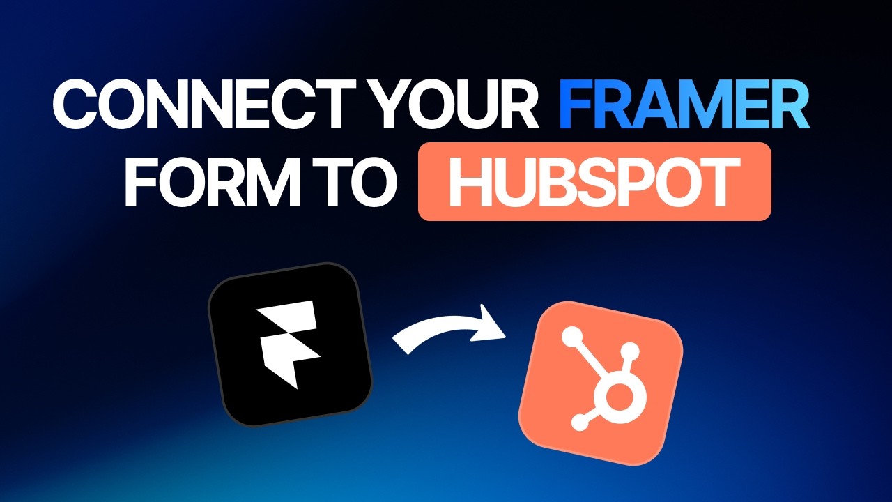 Framer Forms Connect demo video