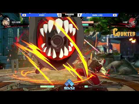 Guilty Gear Strive: XYZZY vs Daru_I-No - Winners Final EVO 2021 Online Asia