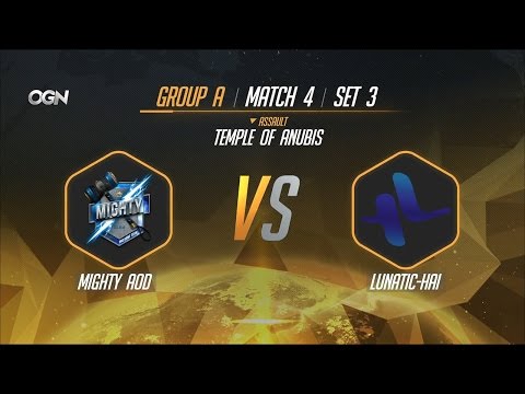 OGN Apex Group A Mighty AOD VS LUNATIC-HAI Map 3