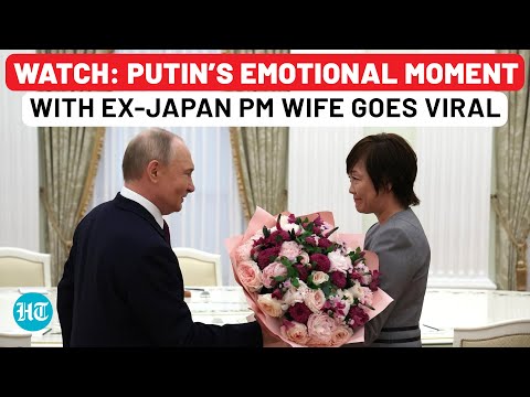 Putin Consoles Former Japan PM Shinzo Abe’s Wife Akie, Makes Her Smile With Ride In Own Limousine