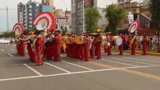 preview picture of video 'Banda Santo Domingo ,El Apostol-San Miguel-Lima Perú (01-07-2013)'