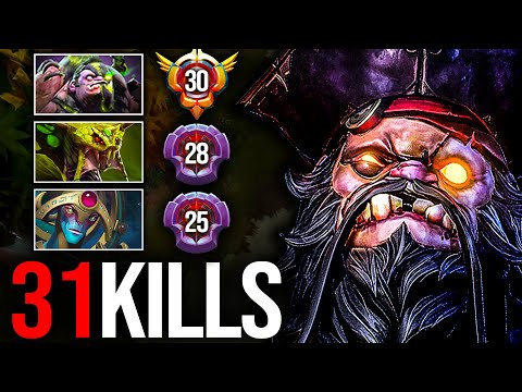 3 Master Tier Players in a Team - BALANCED??? Brutal 31Kills Pudge Offlane | Pudge Official