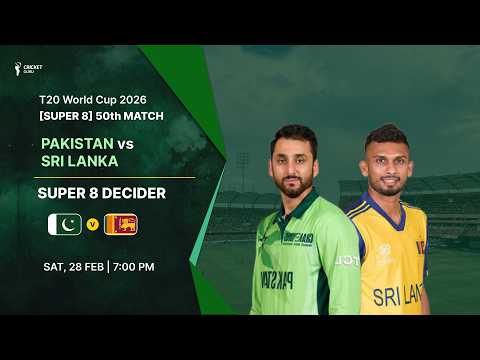Pakistan vs Sri Lanka Super SUPER 8 Match Preview | #t20worldcup2026