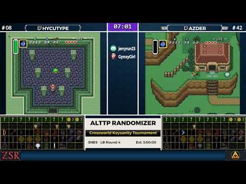 ALttPR Crossworld Keysanity Tournament: LB Round 4 - hycutype vs. azder