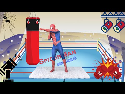 Kids Exercise - 9 Min Full Body Workout - Spiderman