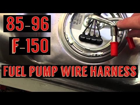 F150 fuel pump wiring harness install / Spectra fuel pump
