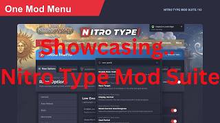 Nitro Type Mod Suite!