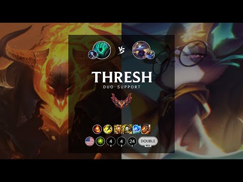 Thresh Support vs Yuumi - NA Grandmaster Patch 12.19