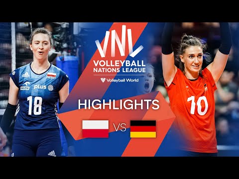 🇵🇱 POL vs. 🇩🇪 GER - Highlights Week 1 | Women's VNL 2022