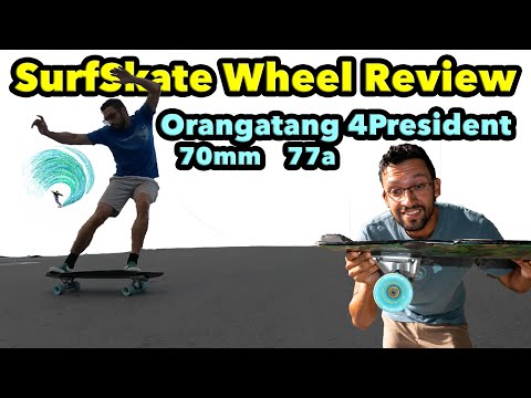 Surfskate Wheel Review: Orangatang 4President 70mm 77a