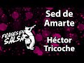 Sed de amarte Letra - Hector Tricoche (Frases en Salsa)