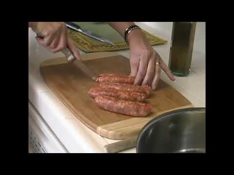 Cooking Sausage for Baked Penne Pasta Recipe