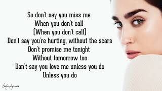 Don&#39;t Say You Love Me -  Fifth Harmony (Lyrics)