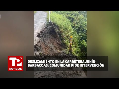 Deslizamiento en la carretera Junín-Barbacoas: Comunidad pide intervención l18.02.2024l TP Noticias