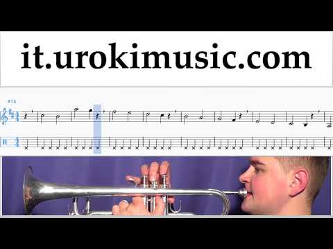 Corso di Tromba Dua Lipa - New Rules Tablature Tab Parte#1 Esercita um-i276