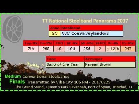 Pano Finals Medium 2017 - Couva Joylanders Steel Orchestra - Band of the Year (Arr Kareen Brown)