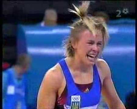 First ever female gold medalist wrestler