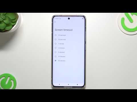 How to Change Screen Timeout on MOTOROLA Edge 30 Fusion - Manage Screen Timeout