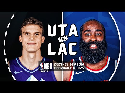 UTAH JAZZ vs LOS ANGELES CLIPPERS | FULL GAME HIGHLIGHTS | February 8, 2025 [1080p]