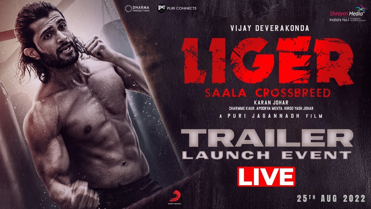 LIGER Trailer Launch Event Live | Vijay Deverakonda | Puri Jagannadh | Ananya Panday | Karan Johar
