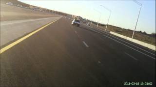 Testing the bullet camera on my helmet